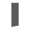 Pliszírozott redőny fekete 40x100 cm szövetszélesség 39,4 cm