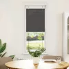 Pliszírozott redőny fekete 45x100 cm szövetszélesség 44,4 cm