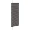 Pliszírozott redőny fekete 45x100 cm szövetszélesség 44,4 cm