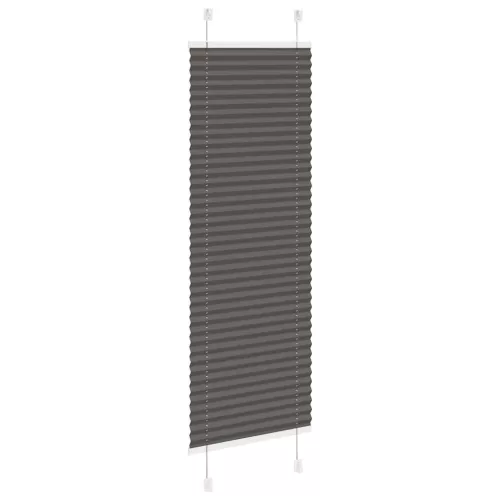 Pliszírozott redőny fekete 45x100 cm szövetszélesség 44,4 cm