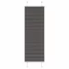 Pliszírozott redőny fekete 50x100 cm szövetszélesség 49,4 cm