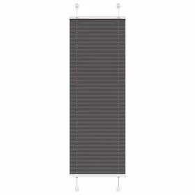   Pliszírozott redőny fekete 50x100 cm szövetszélesség 49,4 cm