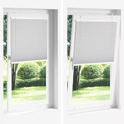 Pliszírozott redőny fekete 50x100 cm szövetszélesség 49,4 cm