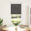 Pliszírozott redőny fekete 60x100 cm szövetszélesség 59,4 cm