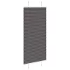 Pliszírozott redőny fekete 60x100 cm szövetszélesség 59,4 cm