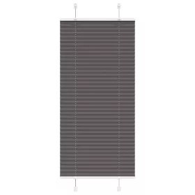   Pliszírozott redőny fekete 65x100 cm szövetszélesség 64,4 cm