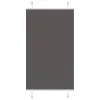Pliszírozott redőny fekete 80x100 cm szövetszélesség 79,4 cm