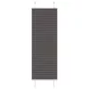Pliszírozott redőny fekete 40x150 cm szövetszélesség 39,4 cm
