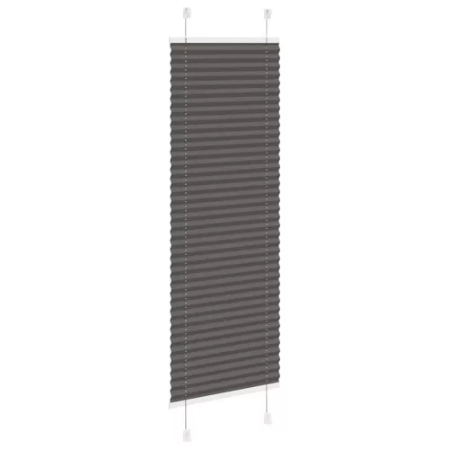 Pliszírozott redőny fekete 45x150 cm szövetszélesség 44,4 cm