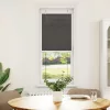 Pliszírozott redőny fekete 50x150 cm szövetszélesség 49,4 cm
