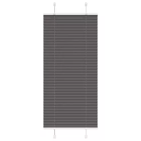   Pliszírozott redőny fekete 55x150 cm szövetszélesség 54,4 cm