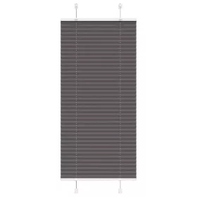   Pliszírozott redőny fekete 65x150 cm szövetszélesség 64,4 cm