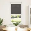 Pliszírozott redőny fekete 65x150 cm szövetszélesség 64,4 cm