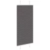 Pliszírozott redőny fekete 65x150 cm szövetszélesség 64,4 cm