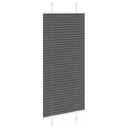 Pliszírozott redőny fekete 65x150 cm szövetszélesség 64,4 cm