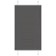 Pliszírozott redőny fekete 70x150 cm szövetszélesség 69,4 cm