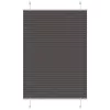Pliszírozott redőny fekete 95x150 cm szövetszélesség 94,4 cm