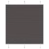 Pliszírozott redőny fekete 115x150 cm szövetszélesség 114,4 cm