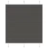 Pliszírozott redőny fekete 120x150 cm szövetszélesség 119,4 cm