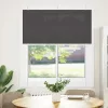 Pliszírozott redőny fekete 120x150 cm szövetszélesség 119,4 cm