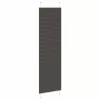 Pliszírozott redőny fekete 60x200 cm szövetszélesség 59,4 cm