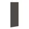 Pliszírozott redőny fekete 75x200 cm szövetszélesség 74,4 cm
