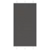 Pliszírozott redőny fekete 105x200 cm szövetszélesség 104,4 cm