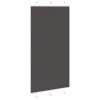 Pliszírozott redőny fekete 105x200 cm szövetszélesség 104,4 cm