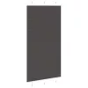 Pliszírozott redőny fekete 110x200 cm szövetszélesség 109,4 cm