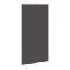 Pliszírozott redőny fekete 110x200 cm szövetszélesség 109,4 cm