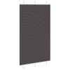 Pliszírozott redőny fekete 120x200 cm szövetszélesség 119,4 cm