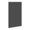 Pliszírozott redőny fekete 120x200 cm szövetszélesség 119,4 cm