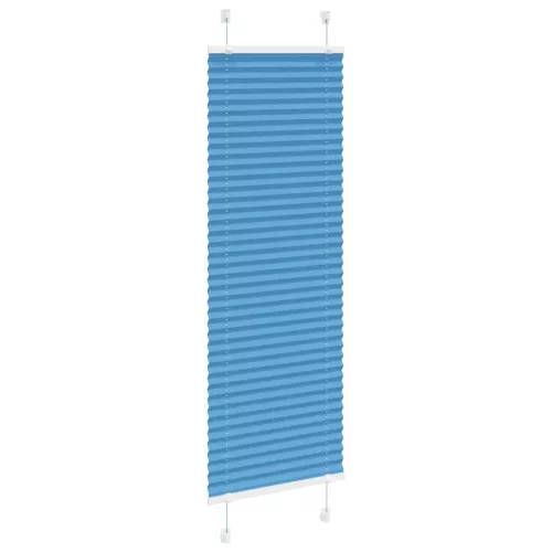 Pliszírozott redőny kék 45x100 cm szövetszélesség 44,4 cm