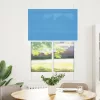 Pliszírozott redőny kék 90x100 cm szövetszélesség 89,4 cm