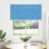 Pliszírozott redőny kék 120x100 cm szövetszélesség 119,4 cm