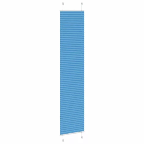 Pliszírozott redőny kék 45x200 cm Szövetszélesség 44,4 cm