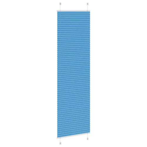 Pliszírozott redőny kék 55x200 cm Szövetszélesség 54,4 cm