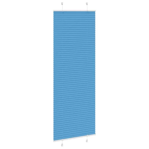 Pliszírozott redőny kék 75x200 cm Szövetszélesség 74,4 cm