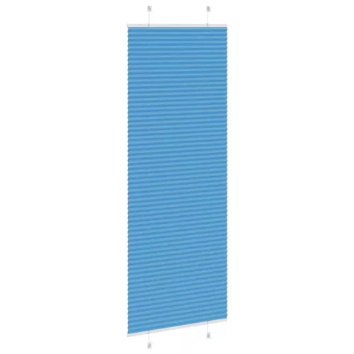 Pliszírozott redőny kék 75x200 cm Szövetszélesség 74,4 cm