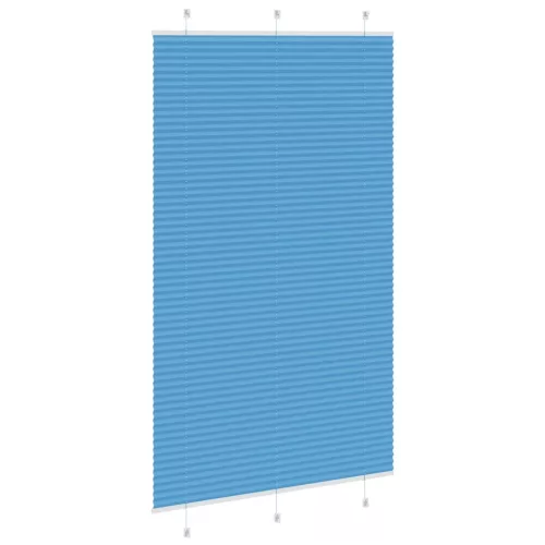 Pliszírozott redőny kék 115x200 cm szövetszélesség 114,4 cm