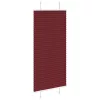 Pliszírozott redőny Bordeaux piros 55x100 cm Szövetszélesség