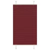 Pliszírozott redőny Bordeaux piros 70x100 cm szövetszélesség