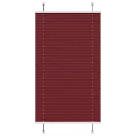   Pliszírozott redőny Bordeaux piros 70x100 cm szövetszélesség