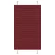 Pliszírozott redőny Bordeaux piros 70x100 cm szövetszélesség