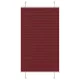 Pliszírozott redőny Bordeaux piros 75x100 cm Szövetszélesség