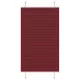 Pliszírozott redőny Bordeaux piros 80x100 cm szövetszélesség
