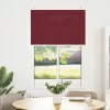 Pliszírozott redőny Bordeaux piros 95x100 cm szövetszélesség