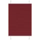 Pliszírozott redőny Bordeaux piros 100x100 cm szövetszélesség