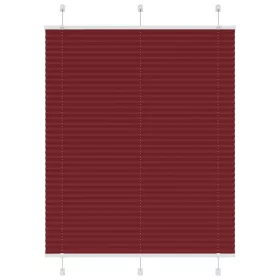   Pliszírozott redőny Bordeaux piros 105x100 cm szövetszélesség