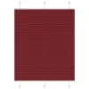 Pliszírozott redőny Bordeaux piros 110x100 cm szövetszélesség
